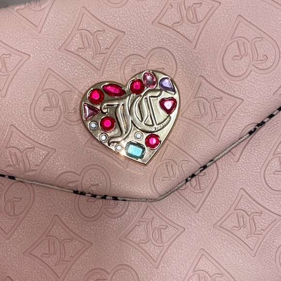 Juicy Couture Pink Heart Embellished Women's Bag - Picture 4 of 5
